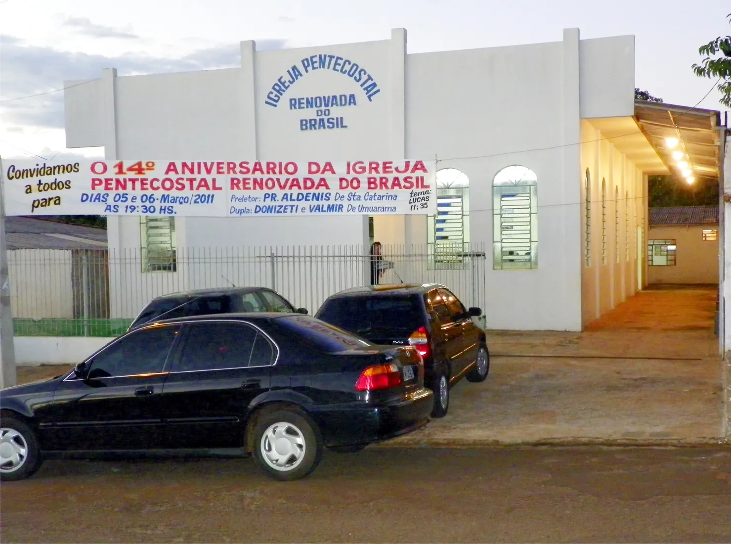 Registro histórico da igreja